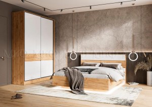 Модульная спальня Роджина (Миф) Белый Глянец